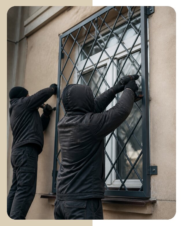 Установка антивандальных решеток на окна в Уссурийске